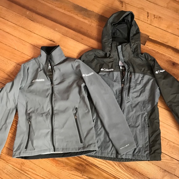columbia 2 piece jacket